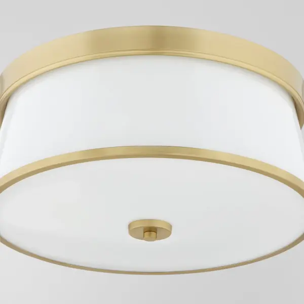 Weir 16" Ceiling Mount in Aged Brass - Image 3