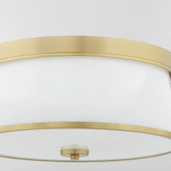 Weir 16" Ceiling Mount in Aged Brass - Image 4