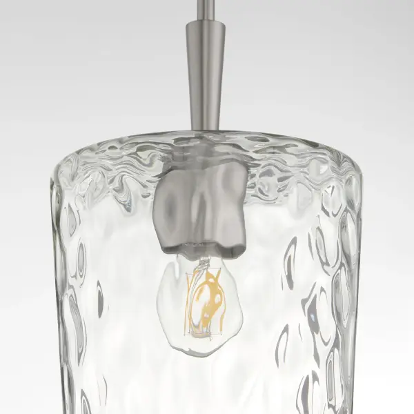 Goodwin 8" Hammered Glass Pendant - Image 4
