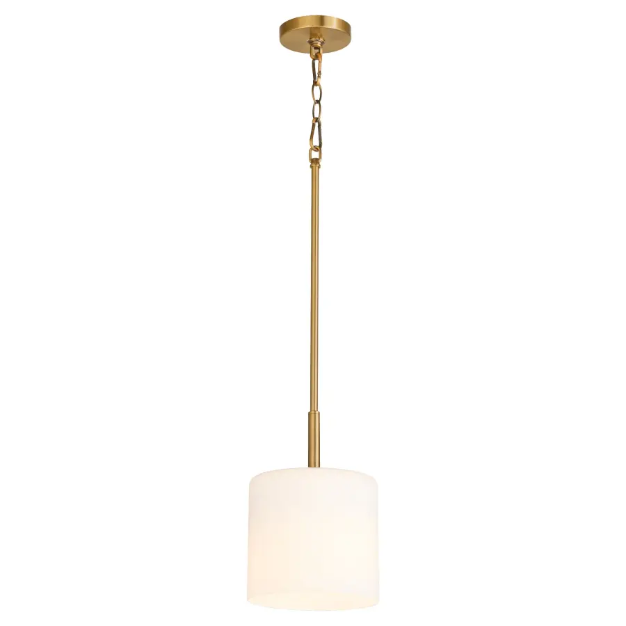 Rutherford 1-Light Pendant in Brushed Brass - Image 2