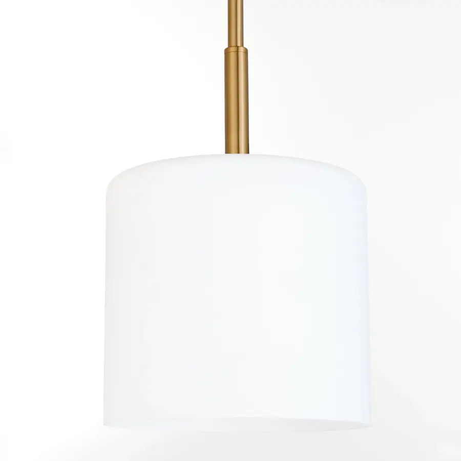 Rutherford 1-Light Pendant in Brushed Brass - Image 4