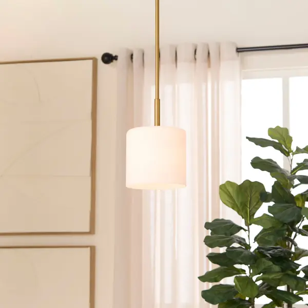 Rutherford 1-Light Pendant in Brushed Brass - Image 5
