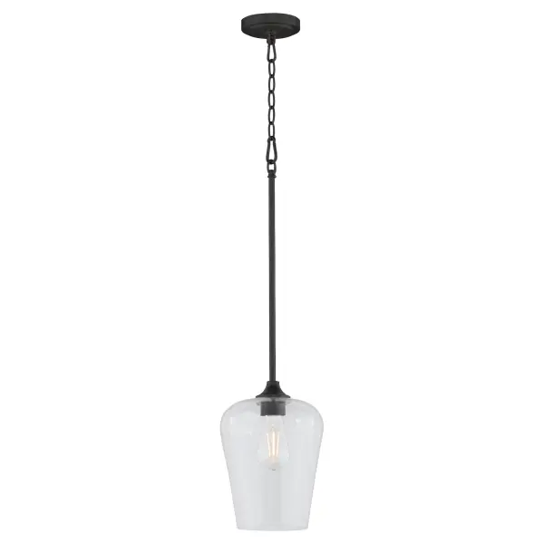 Raymond 1-Light Pendant in Matte Black - Image 2