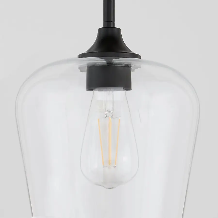 Raymond 1-Light Pendant in Matte Black - Image 3
