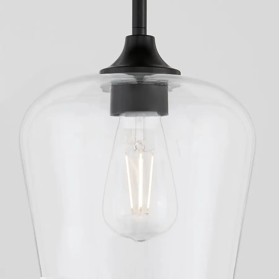 Raymond 1-Light Pendant in Matte Black - Image 4