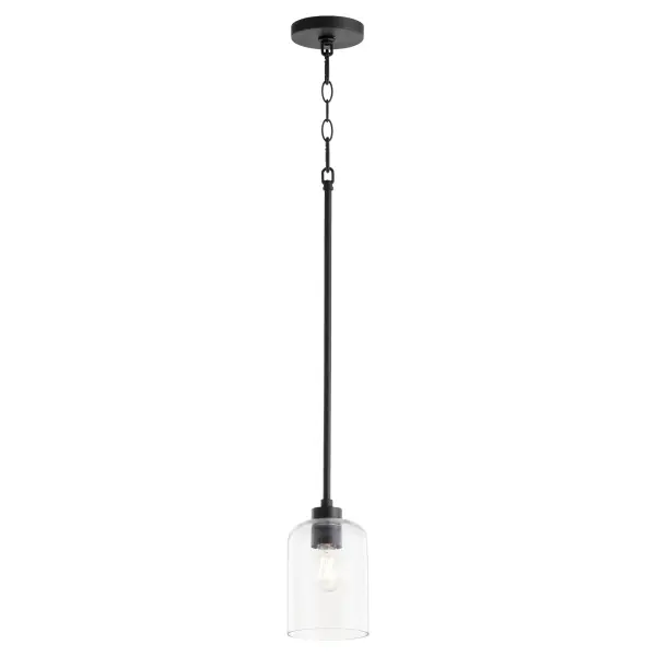Tribute 1-Light Pendant in Matte Black - Image 1