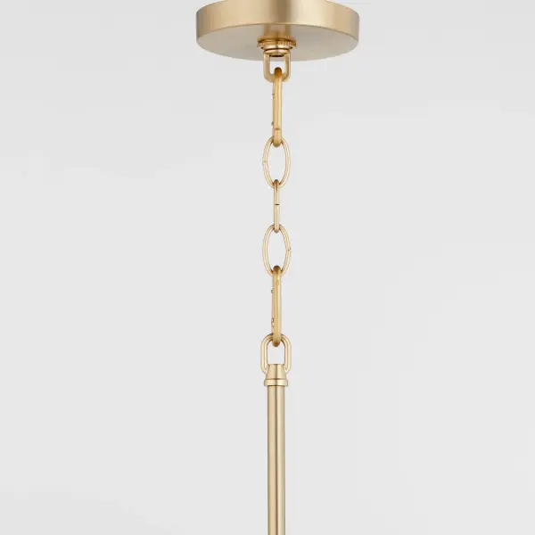 Tribute 1-Light Pendant in Aged Brass - Image 3