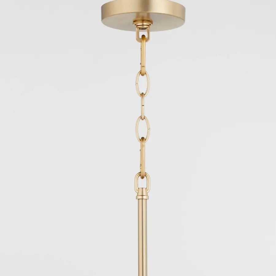 Tribute 1-Light Pendant in Aged Brass - Image 3