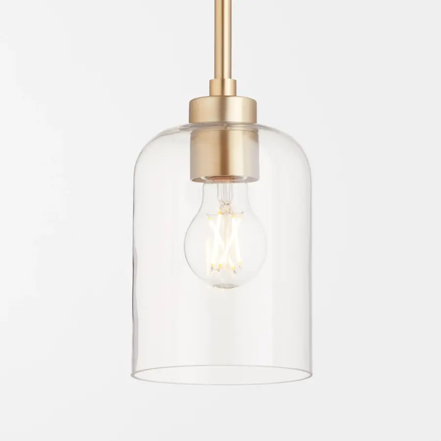Tribute 1-Light Pendant in Aged Brass - Image 4