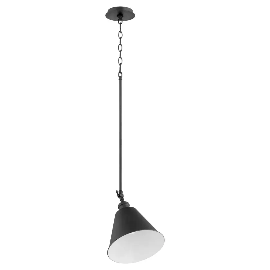 Cone Black Mid-Century Modern Mini Pendant - Image 2