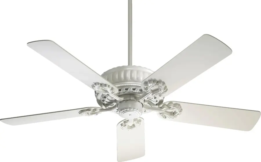 Classic Traditional Fan with Powerful Airflow & Elegant White Finish