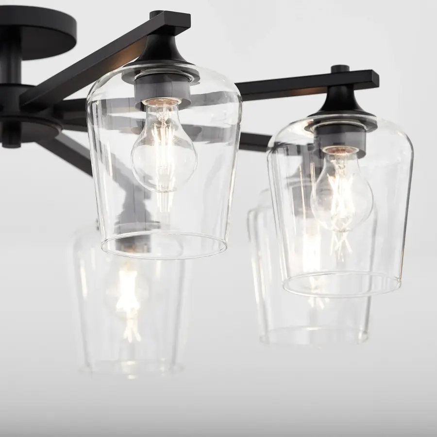 Classic Traditional Design with Modern Matte Black Finish - Image 3