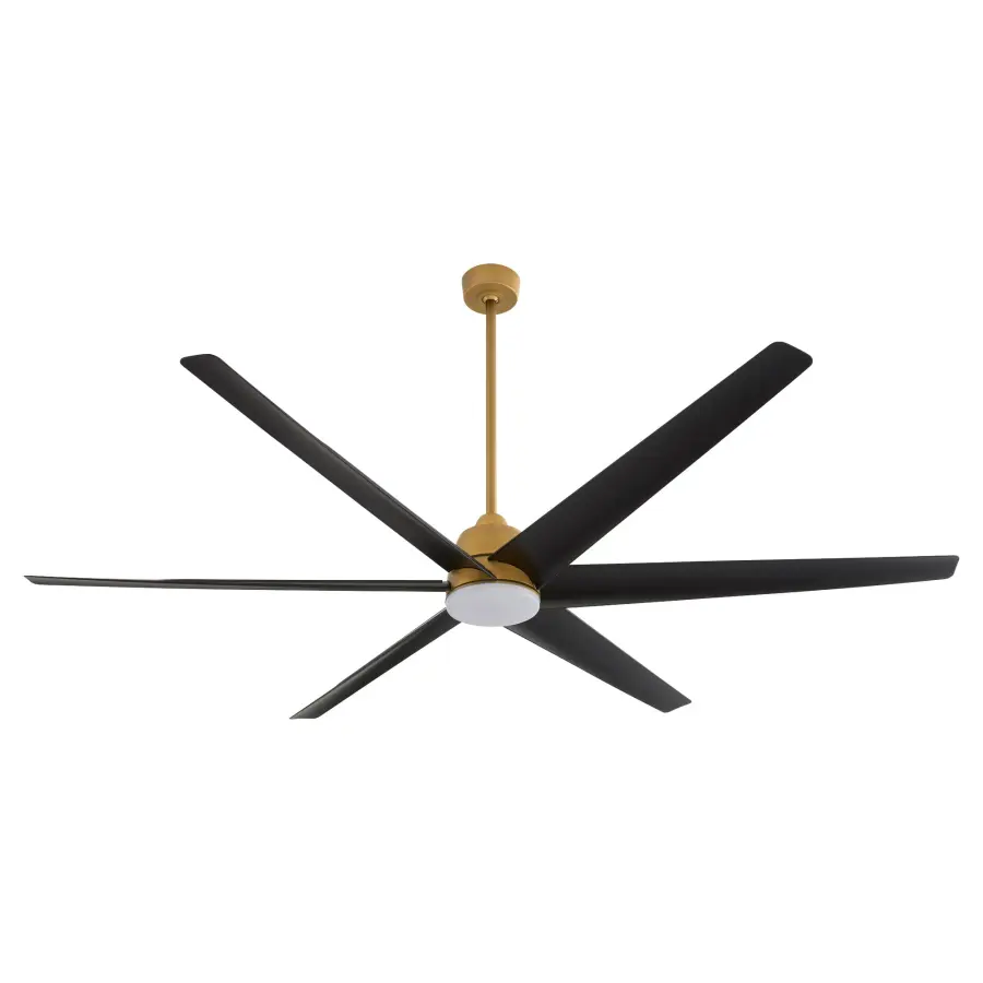 Spree 84" Outdoor Ceiling Fan - Brushed Brass - Image 2