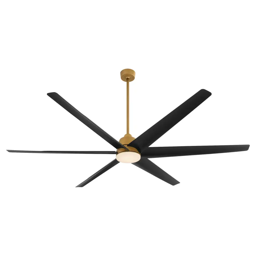 Spree 84" Outdoor Ceiling Fan - Brushed Brass - Image 3