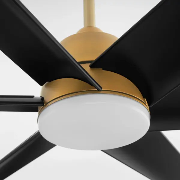 Spree 84" Outdoor Ceiling Fan - Brushed Brass - Image 4