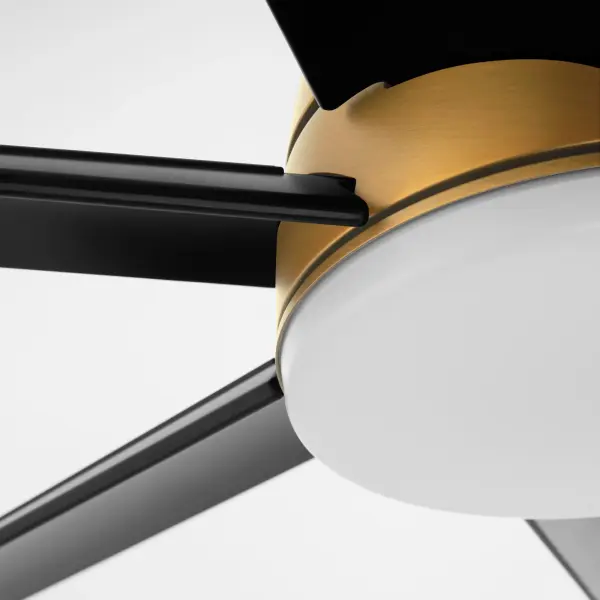 Spree 84" Outdoor Ceiling Fan - Brushed Brass - Image 5