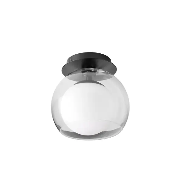Jasper 9" Clear with Opal Ceiling Mount - Image 2