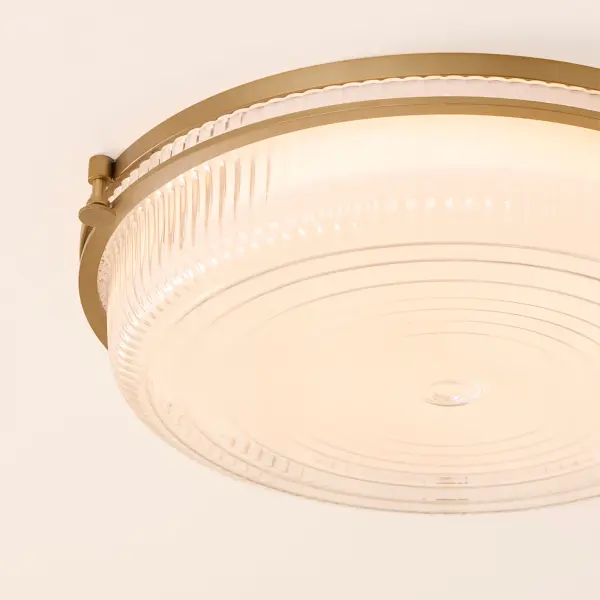 Emory 18" Brushed Brass Ceiling Mount - Image 6