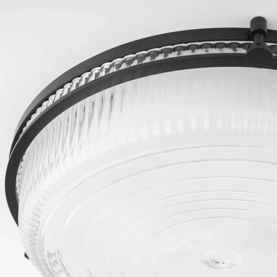 Emory 18" Ceiling Mount in Matte Black - Image 4