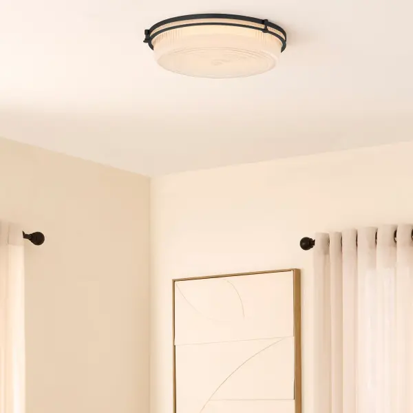 Emory 18" Ceiling Mount in Matte Black - Image 5
