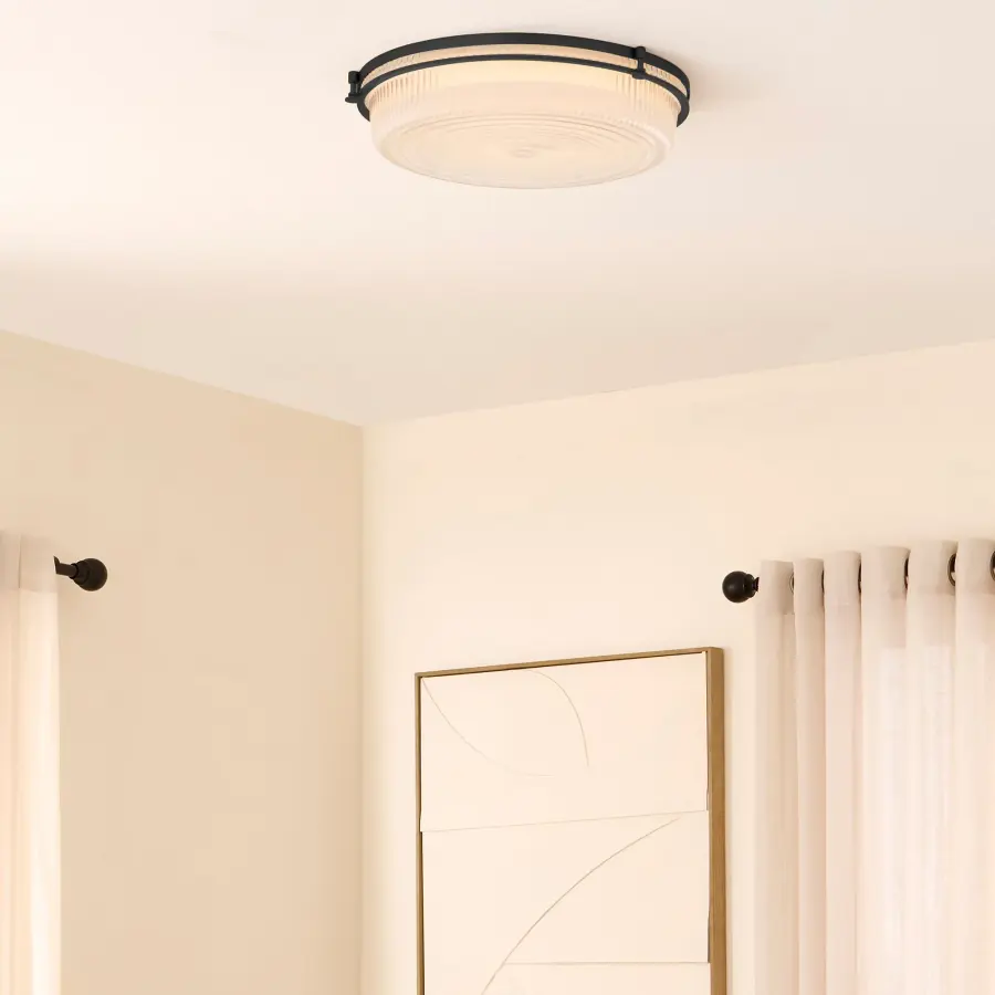 Emory 18" Ceiling Mount in Matte Black - Image 5