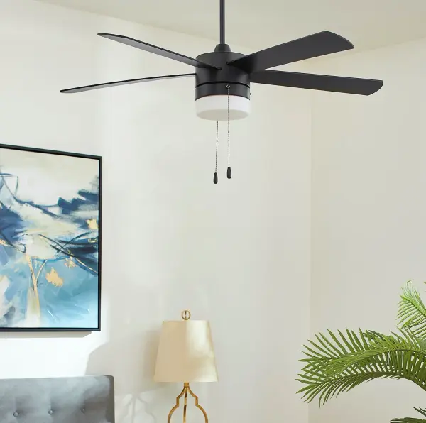 Maxwell 52" Matte Black LED Ceiling Fan - Image 4