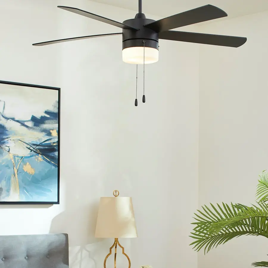 Maxwell 52" Matte Black LED Ceiling Fan - Image 7