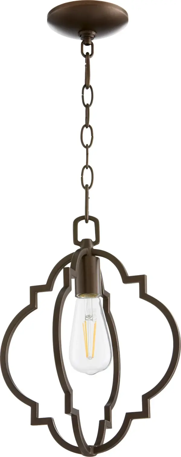 The Dublin pendant brings timeless elegance with its moody oiled bronze finish and distinctive clover-shaped design. Perfect for creating a focal point in dining spaces while maintaining versatile transitional appeal.
