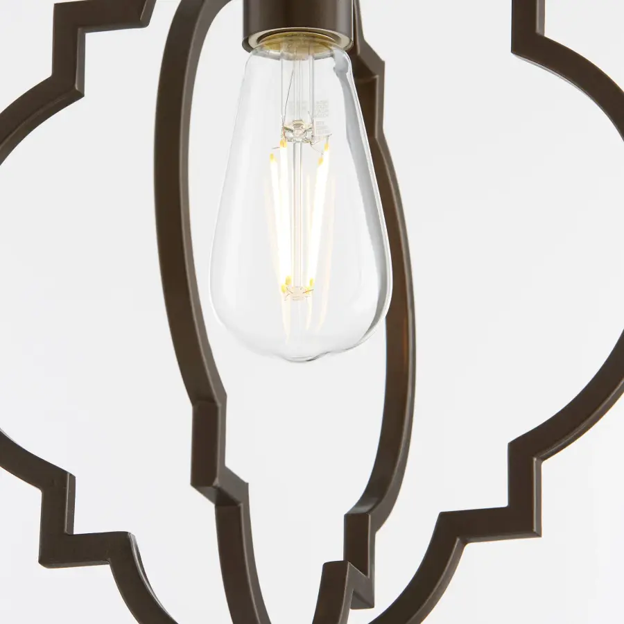 Dublin Oiled Bronze Transitional Pendant - Image 2