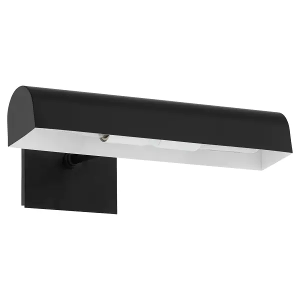 This 15-inch picture light in matte black finish provides focused illumination for artwork and photographs. Its contemporary design complements modern décor while the versatile black finish works in any room.