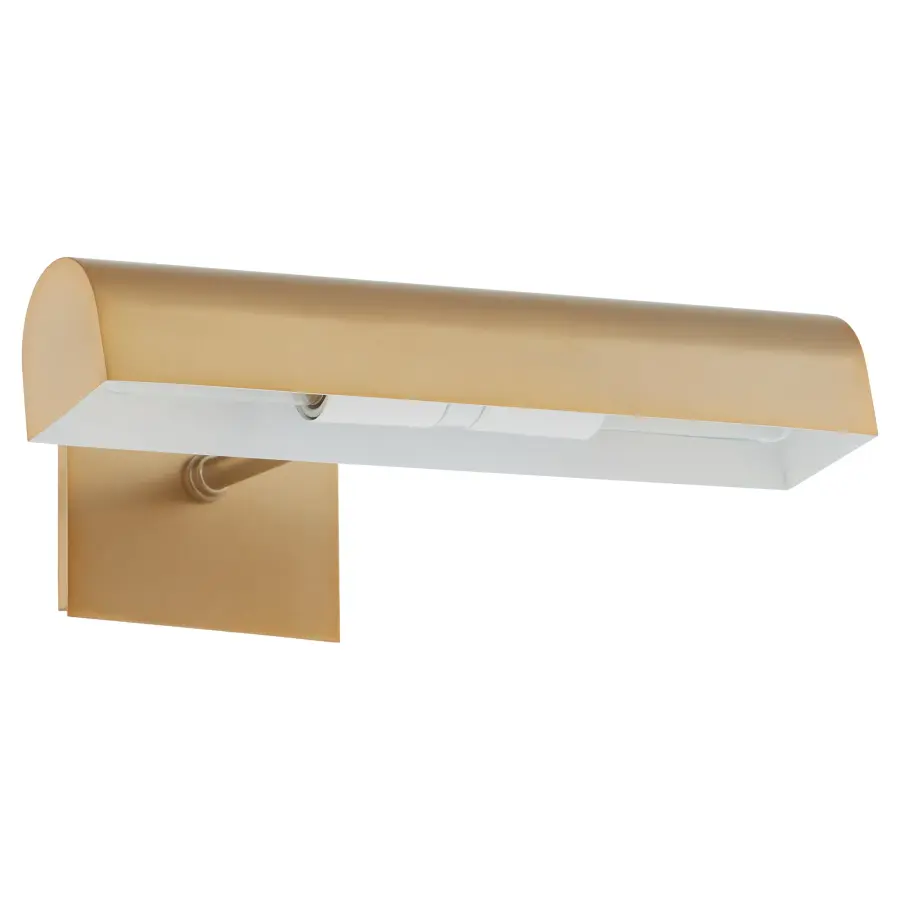 15" Picture Light in Aged Brass - Image 1