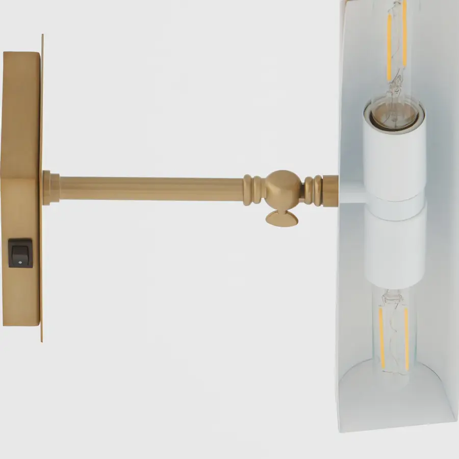 15" Picture Light in Aged Brass - Image 4