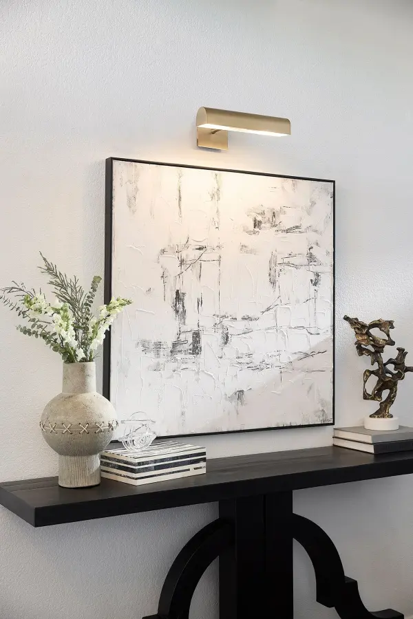 15" Picture Light in Aged Brass - Image 6