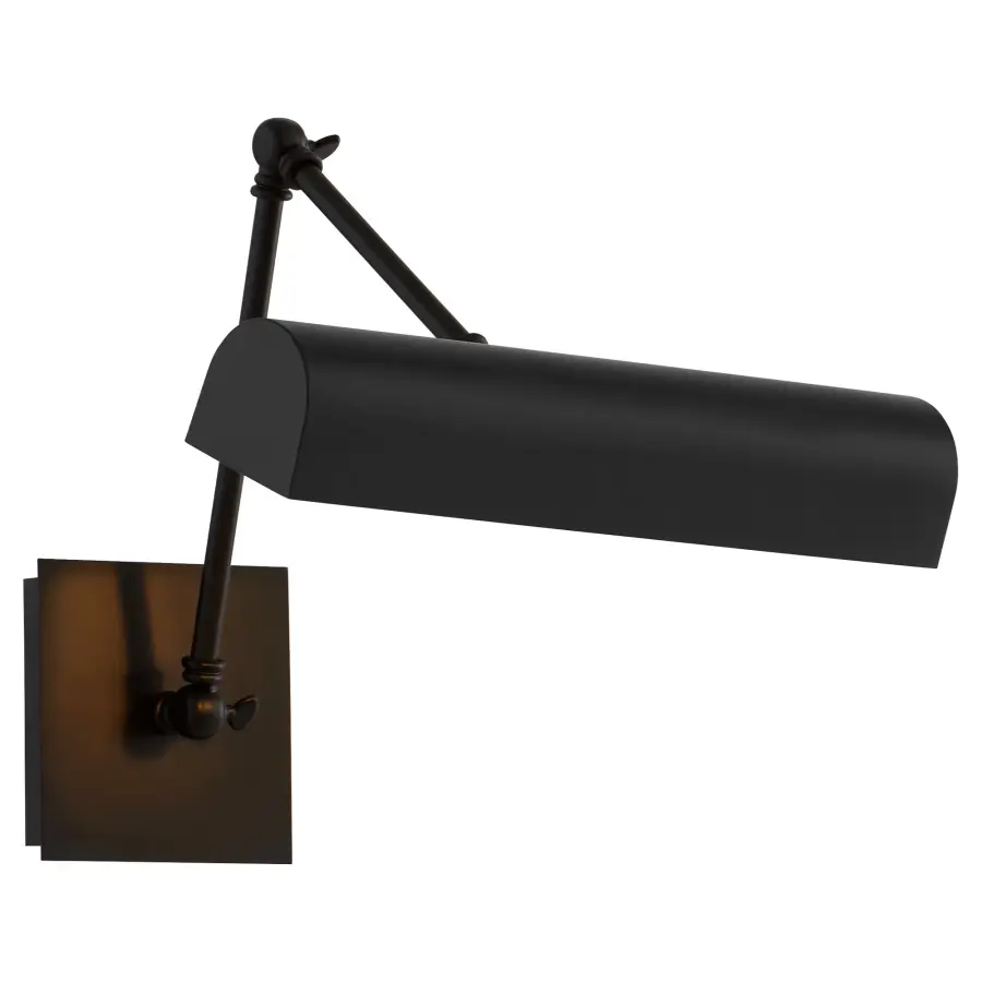 15" Gooseneck Picture Light in Matte Black - Image 2