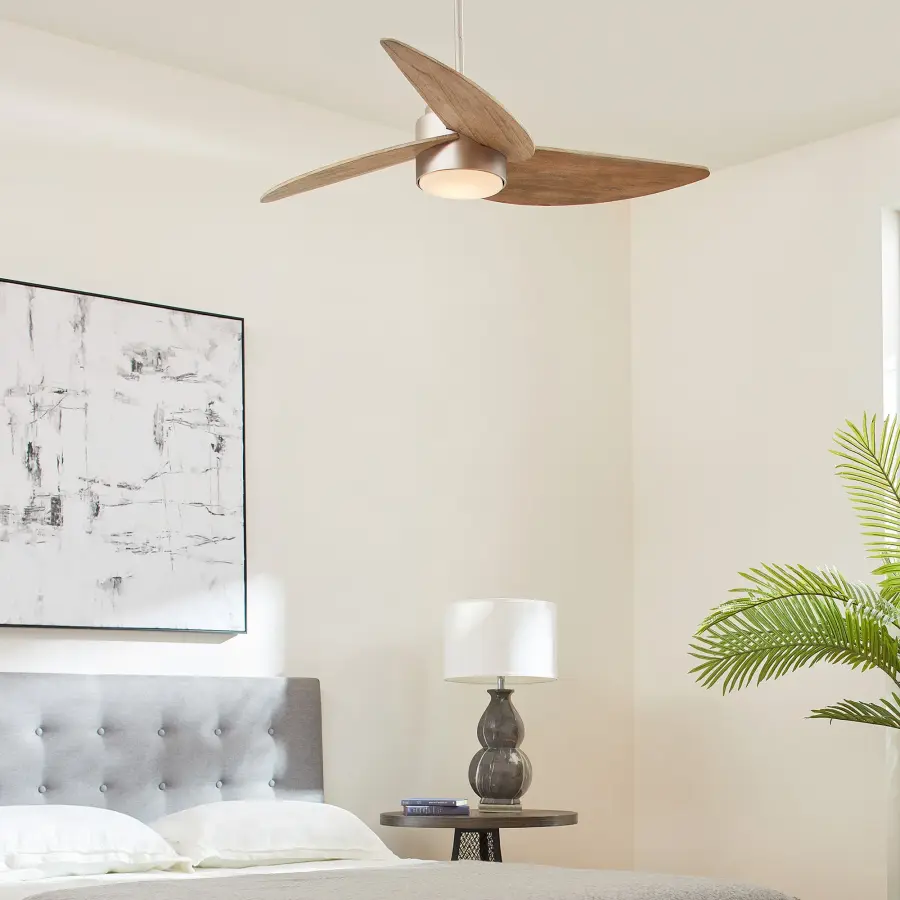 Trinity 3-Blade Ceiling Fan with LED Light Kit - Image 3