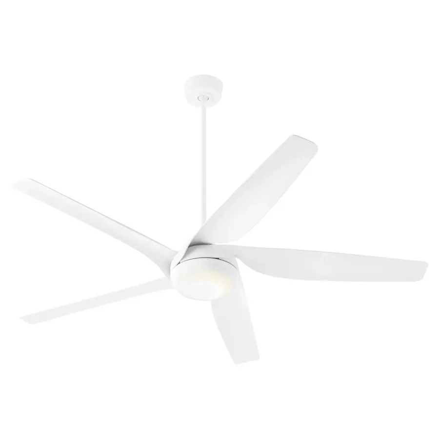 Fury 65" 5-Blade Ceiling Fan in Studio White - Image 2