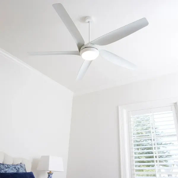 Fury 65" 5-Blade Ceiling Fan in Studio White - Image 7