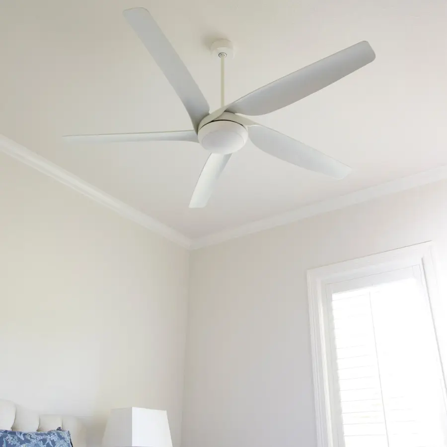 Fury 65" 5-Blade Ceiling Fan in Studio White - Image 9