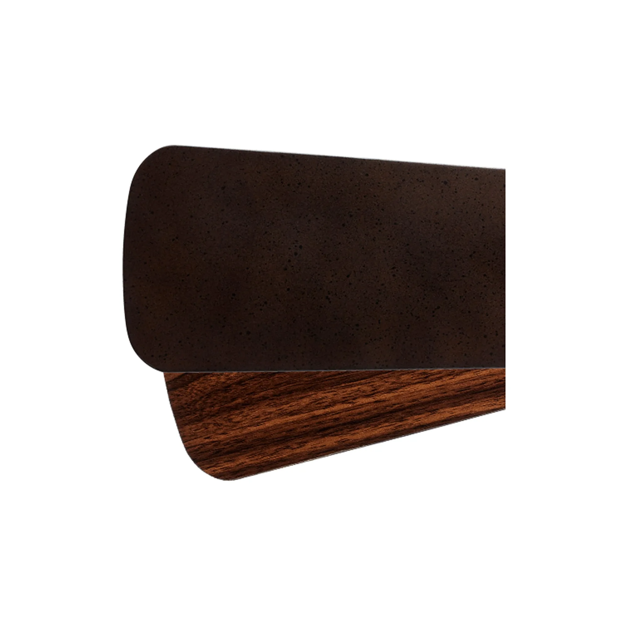 42" Semi-Square Fan Blades in Oil Rubbed Bronze & Walnut