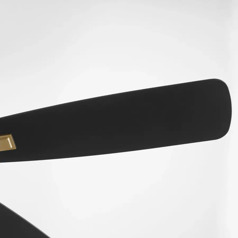 Elegant Transitional Fan with Warm Brass Finish and Clear Glass Lighting - Image 8