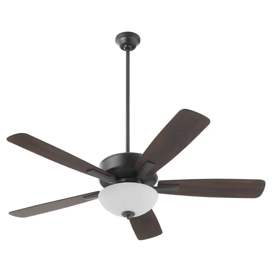 Versatile Transitional Fan with Elegant Curved Blades & Integrated Light - Image 1