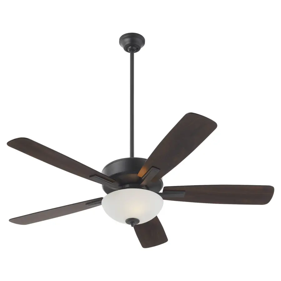 Versatile Transitional Fan with Elegant Curved Blades & Integrated Light - Image 2