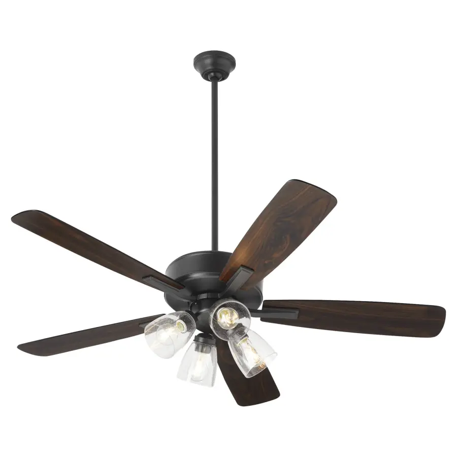Ovation 52" Ceiling Fan with Light - Matte Black - Image 2