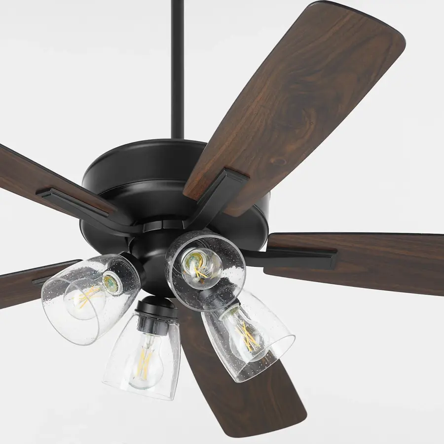 Ovation 52" Ceiling Fan with Light - Matte Black - Image 4