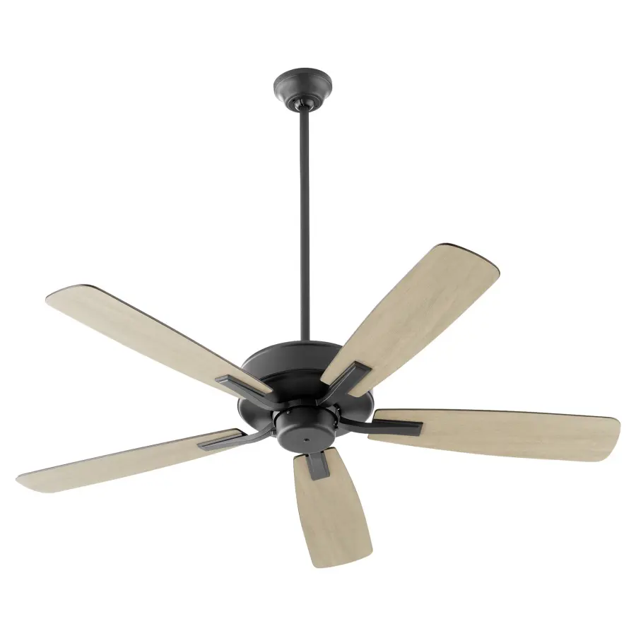 Essential 52" Ceiling Fan with Modern Matte Black Finish - Image 1