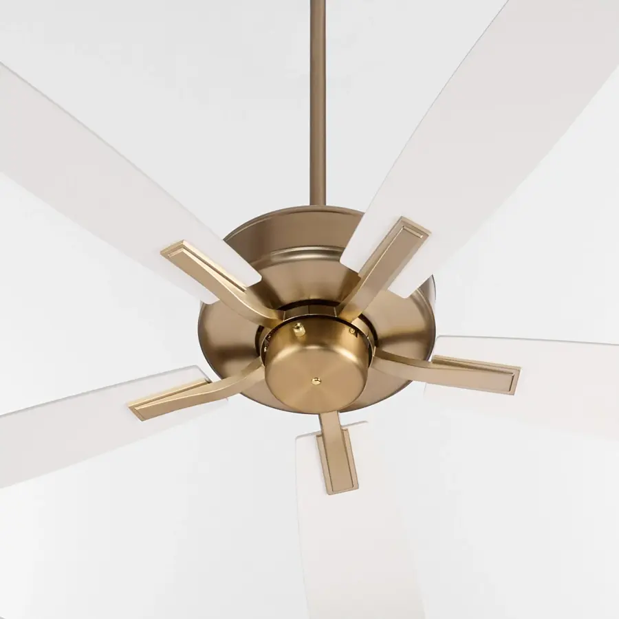 Essential 52" Ceiling Fan with Timeless Aged Brass Finish - Image 3
