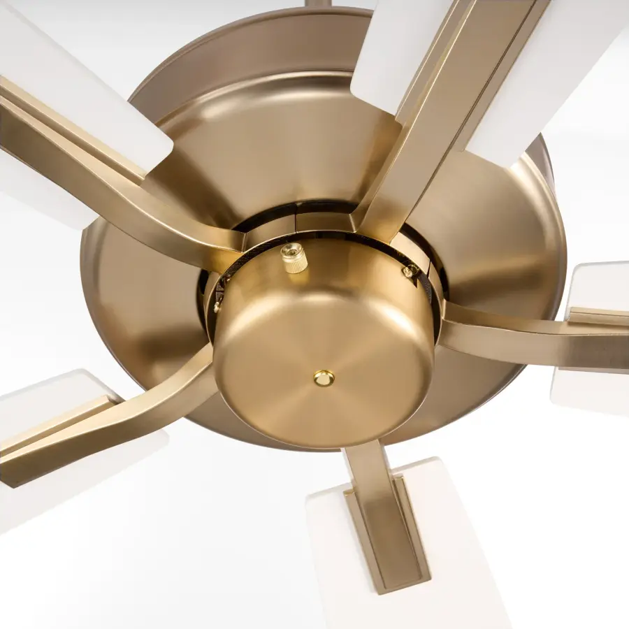 Essential 52" Ceiling Fan with Timeless Aged Brass Finish - Image 4