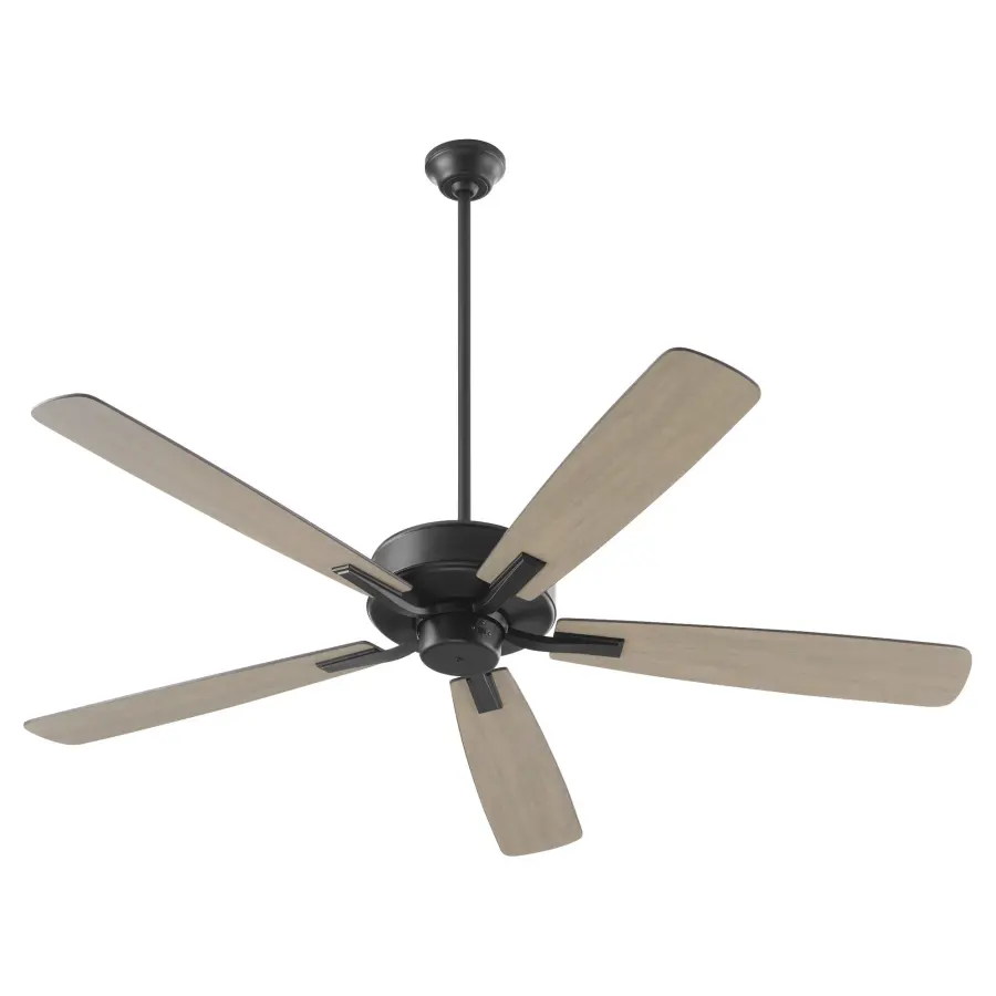 Essential 60" Ceiling Fan with Contemporary Matte Black Finish - Image 1