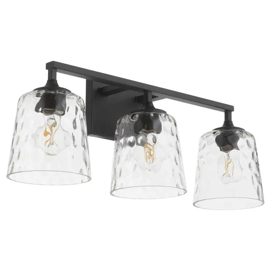 Eldorado 3-Light Vanity in Matte Black - Image 1