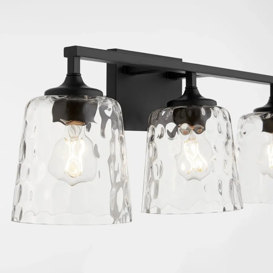 Eldorado 3-Light Vanity in Matte Black - Image 3